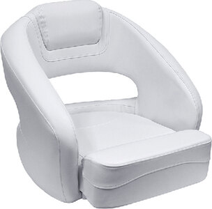 HURLEY LE BUCKET SEAT W/FLIP UP BOLSTER (WISE) Brite White